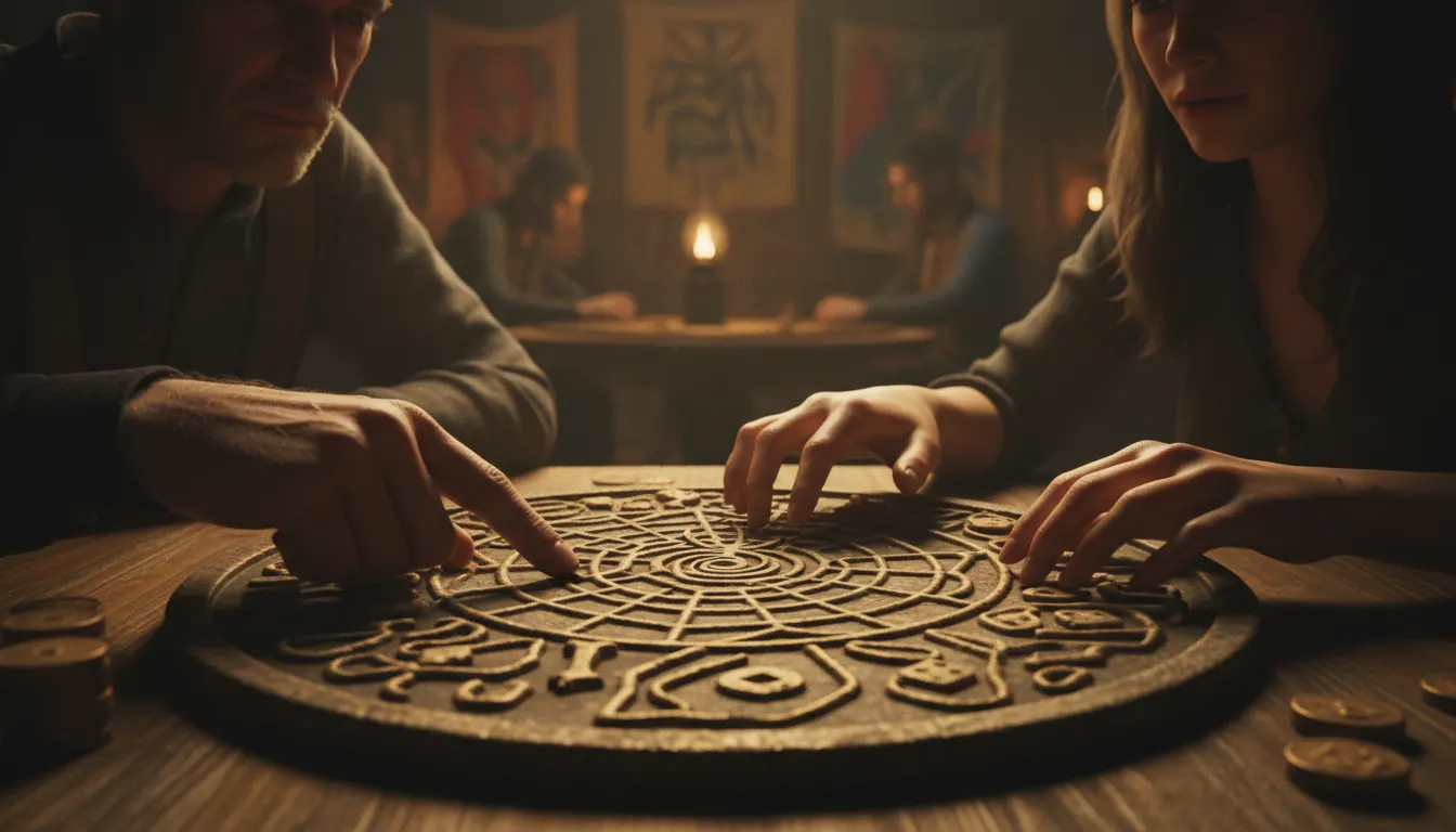 Ancient spider web symbol representing fate and chance in cultural gambling traditions